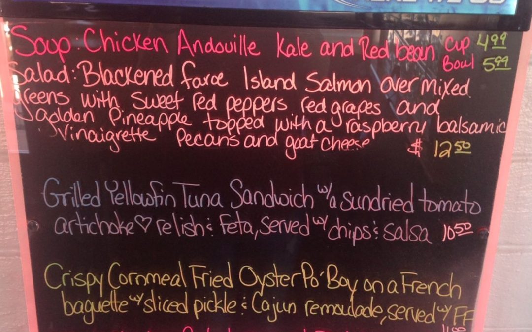 Lunch Specials 2/20/17