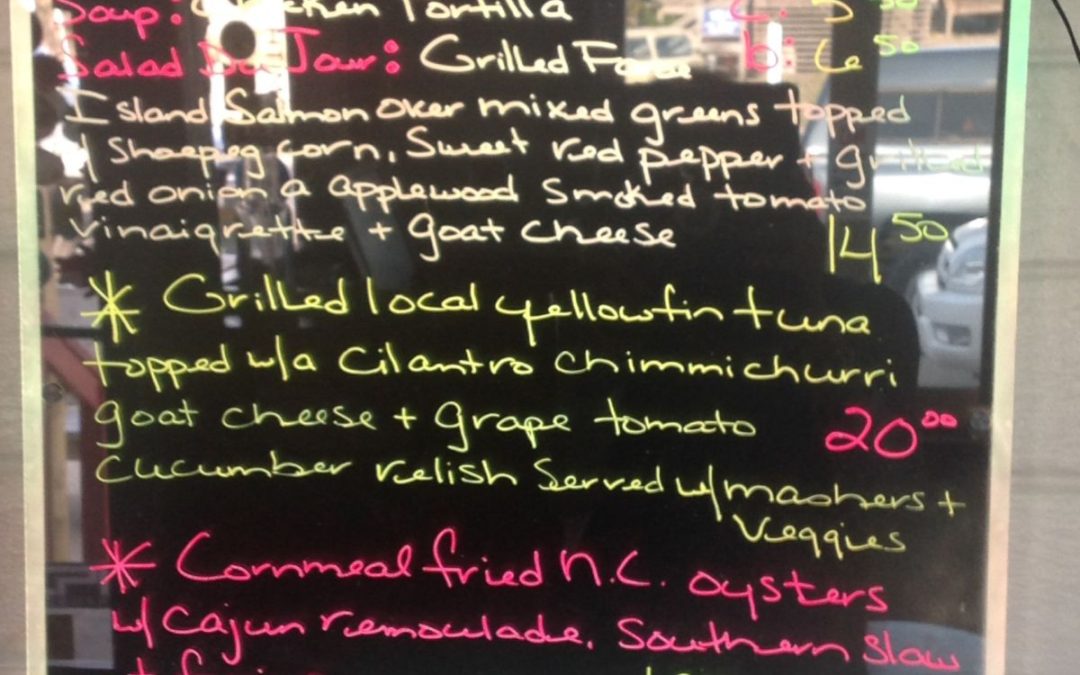 Dinner Specials 3-1-17
