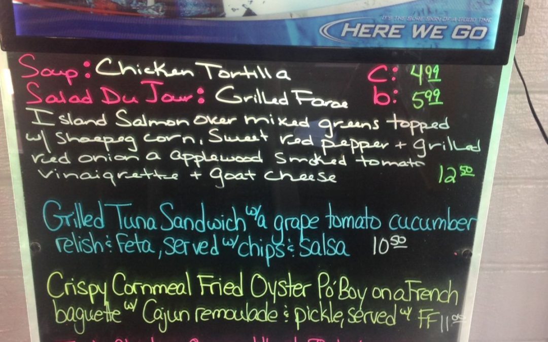 Lunch Specials 3/2/17