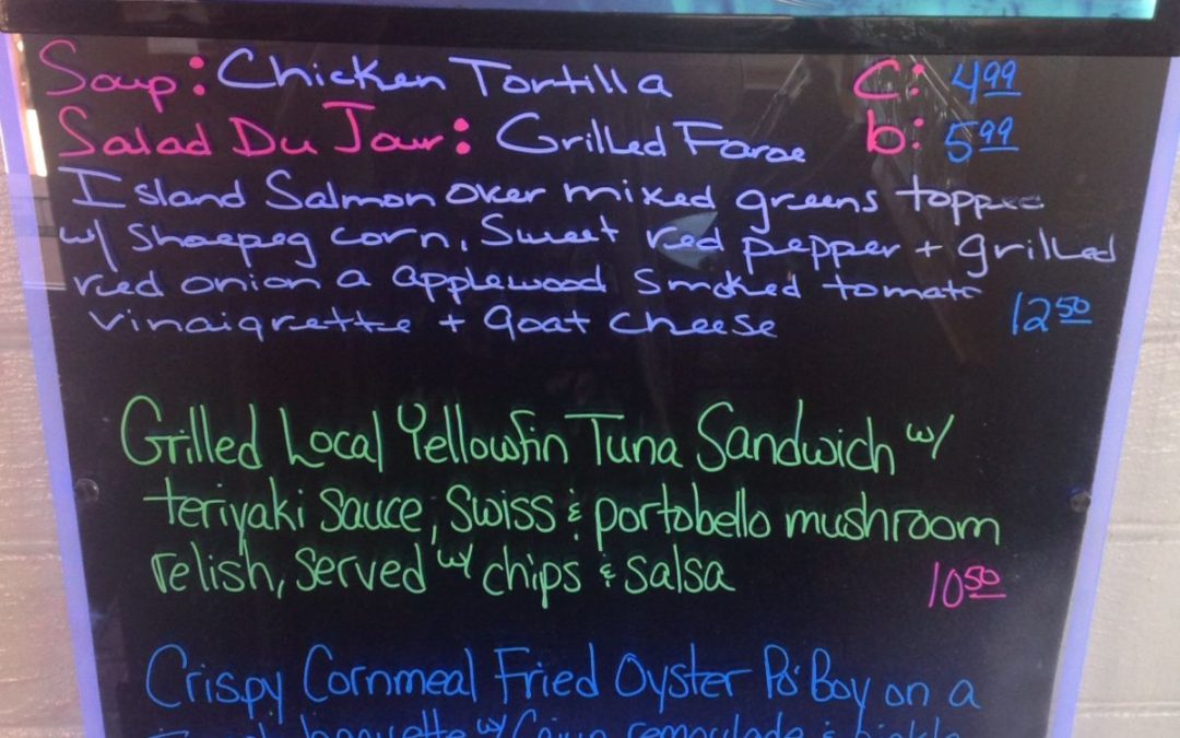 Lunch Specials 3/4/17