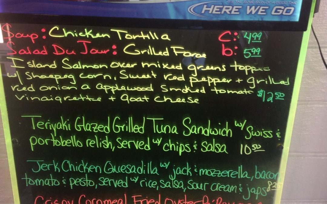 Lunch Specials 3/5/17