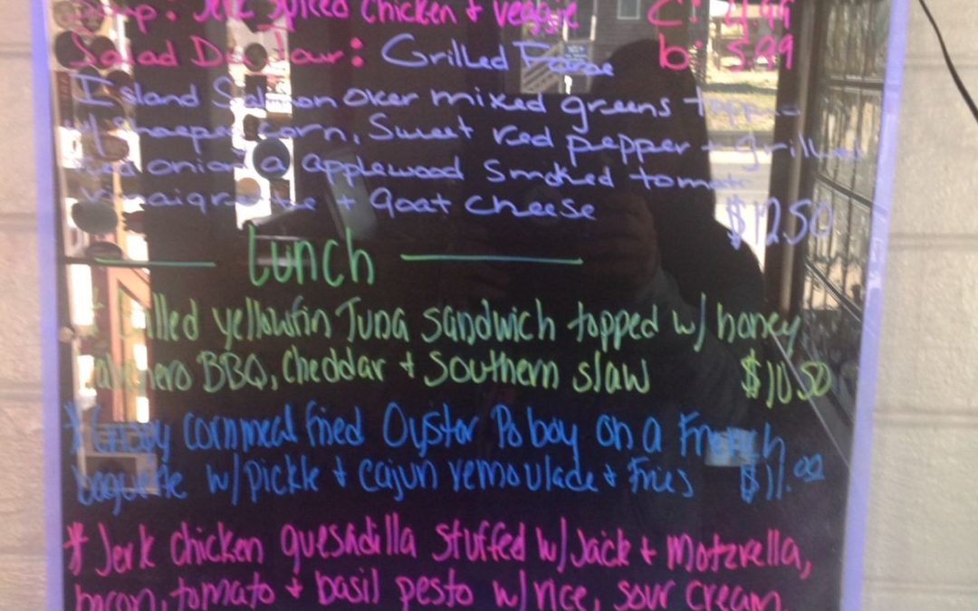 Lunch Specials 3/6/17