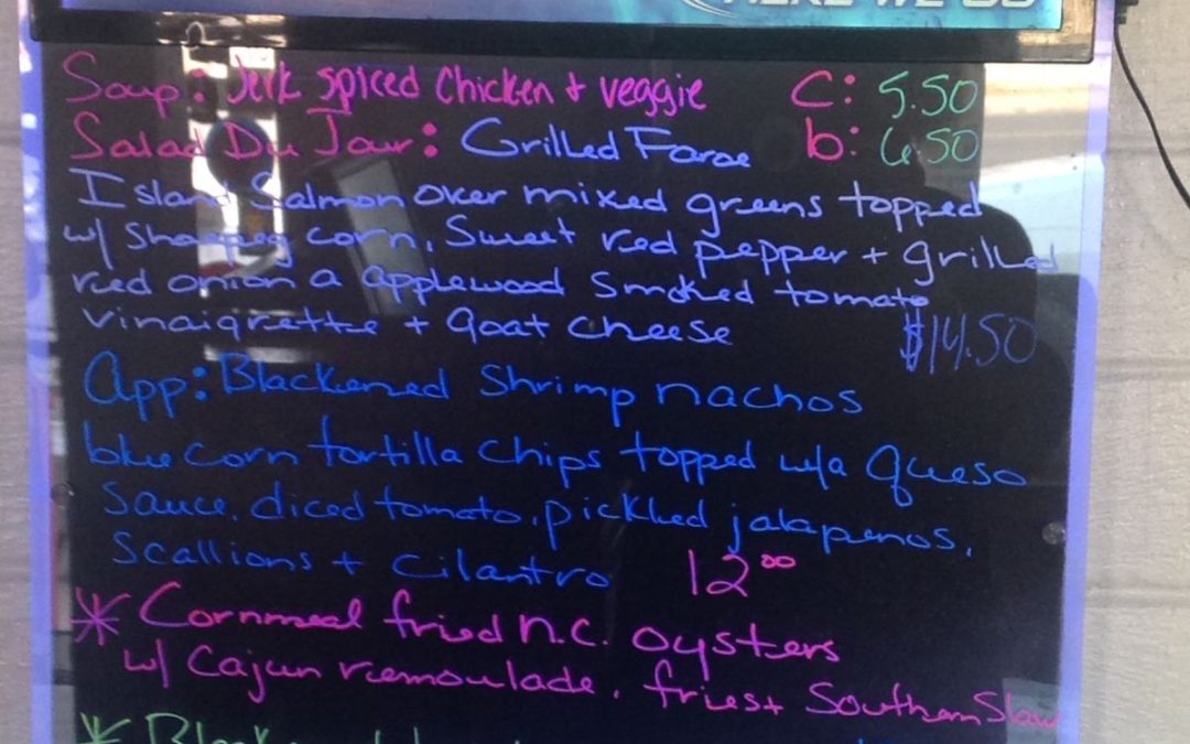 Dinner Specials 3-6-17