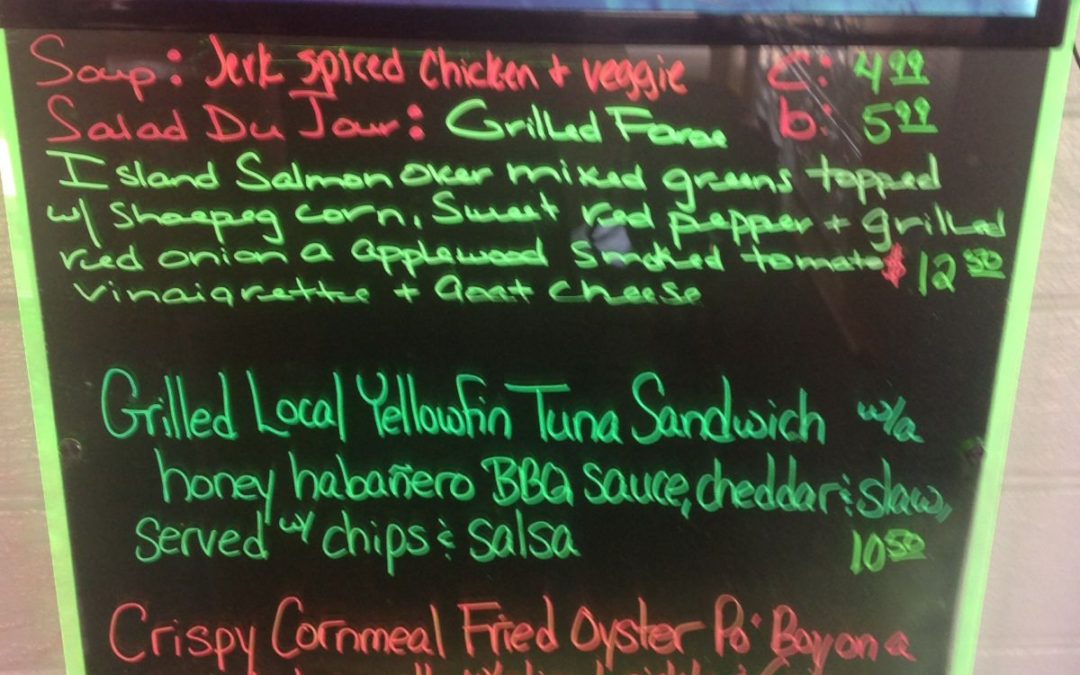 Lunch Specials 3/9/17