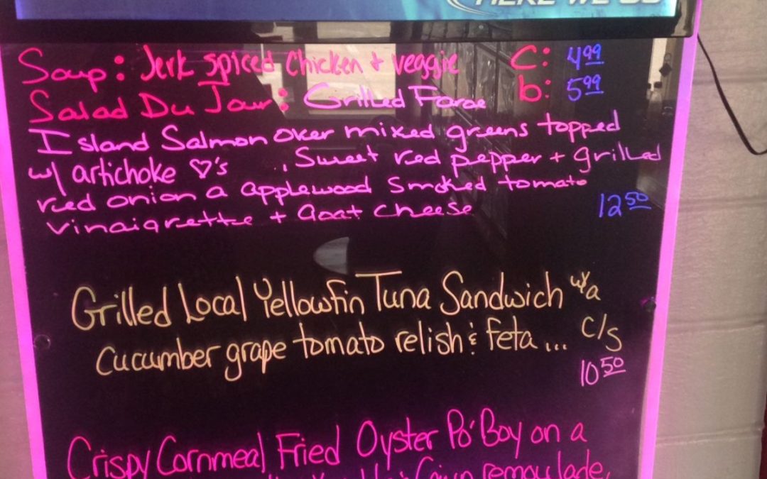 Lunch Specials 3/10/17