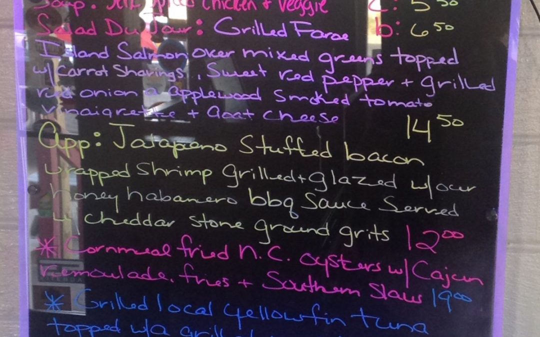 Dinner Specials 3-10-17