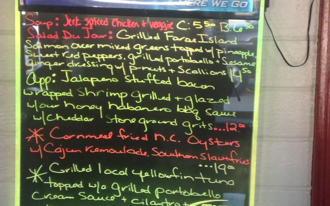 Dinner Specials 3-11-17