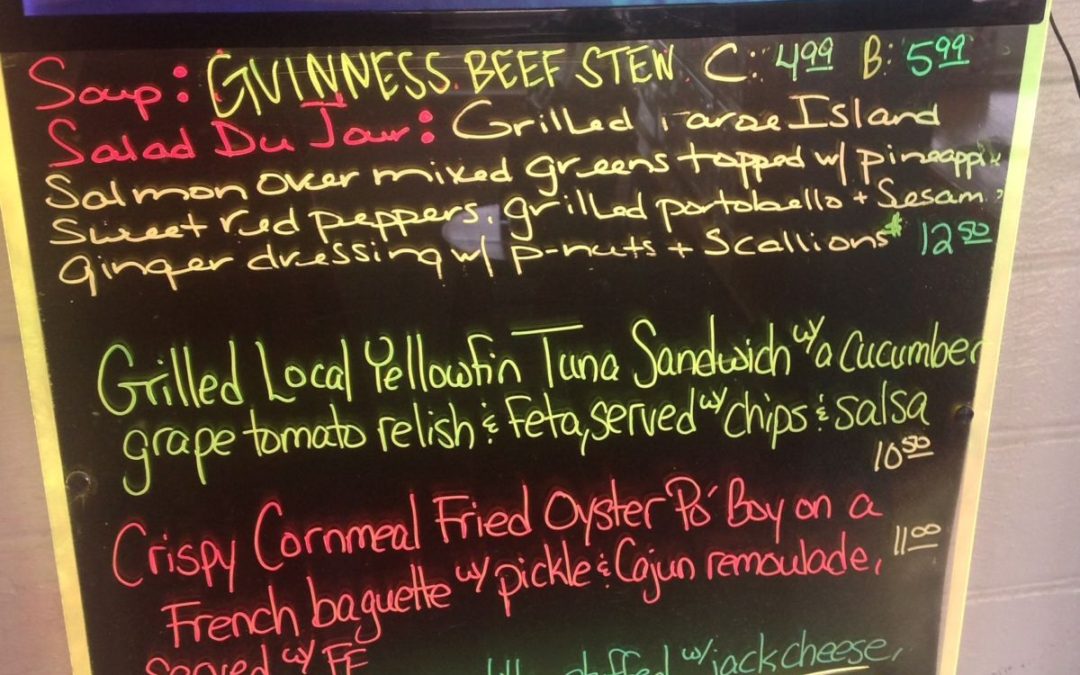 Lunch Specials 3/13/17