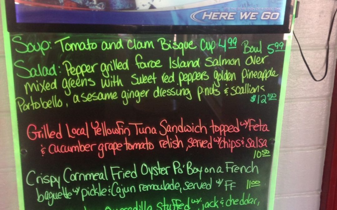 Lunch Specials 3/23/17