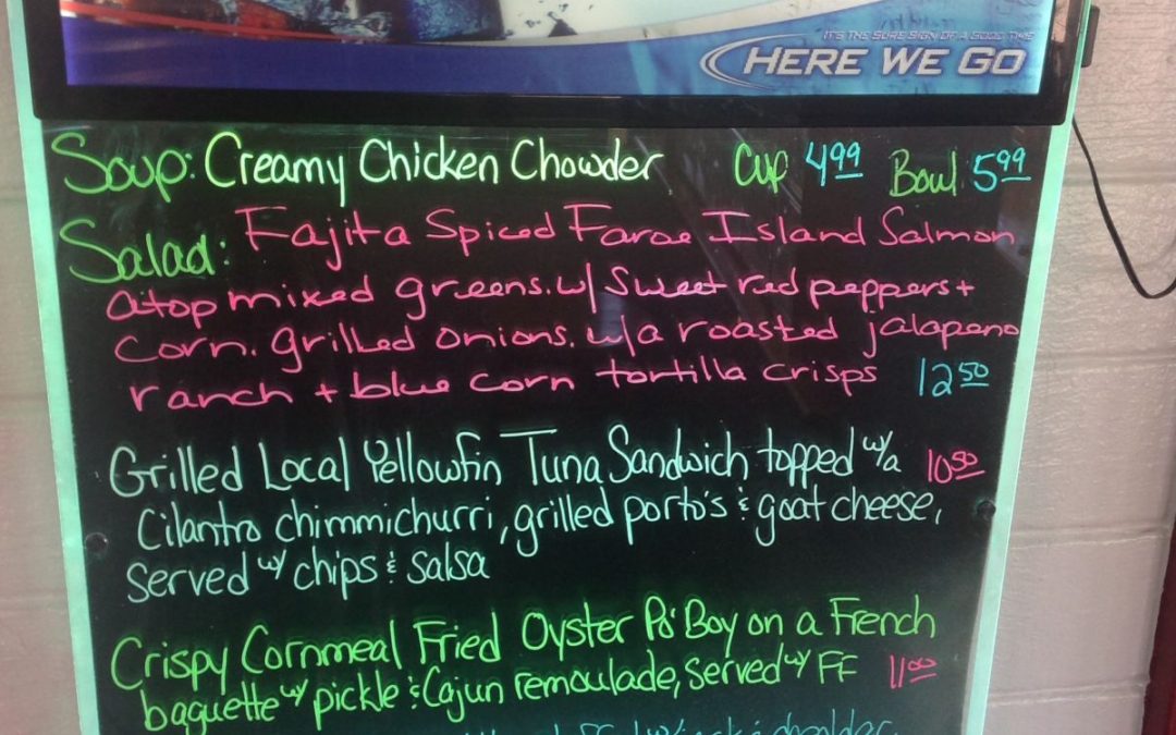 Lunch Specials 3/24/17