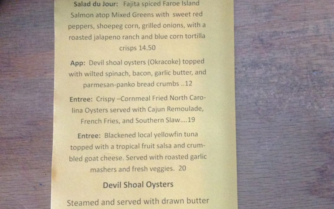 Dinner Specials 3/31/17