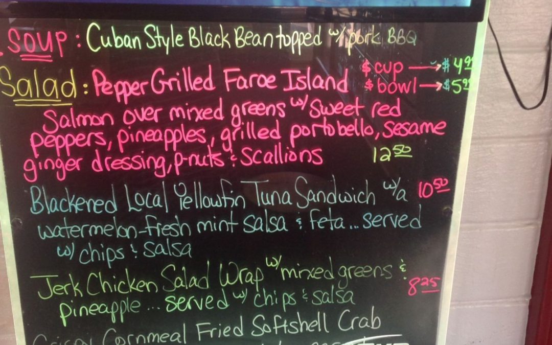 Lunch Specials 5/2/17