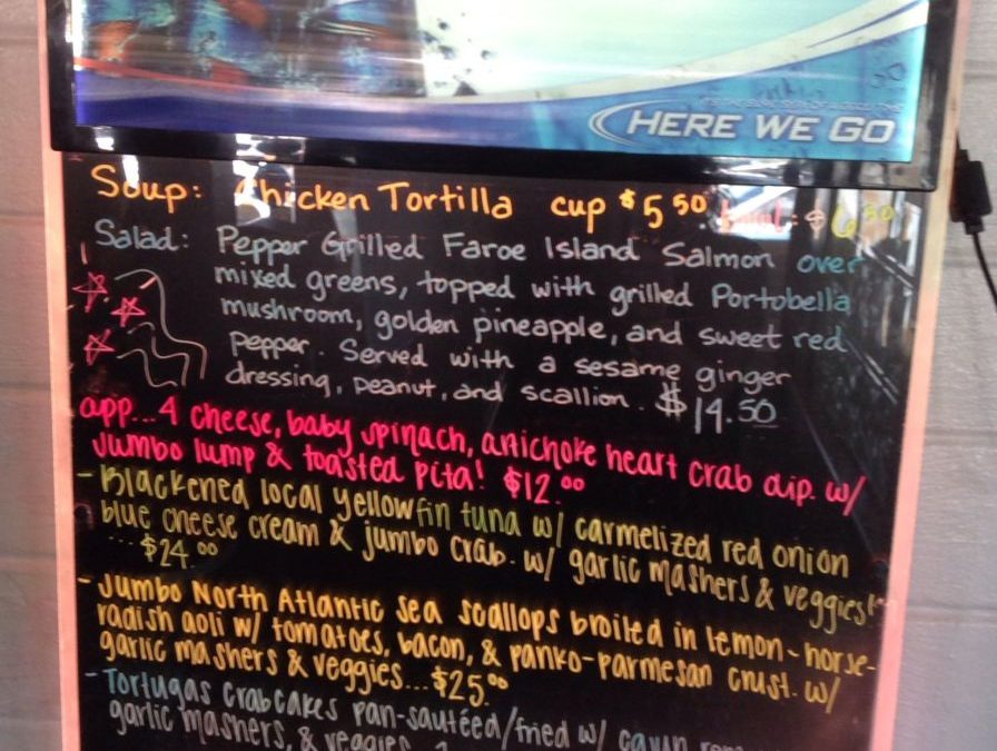 Dinner Specials 07/09/2017
