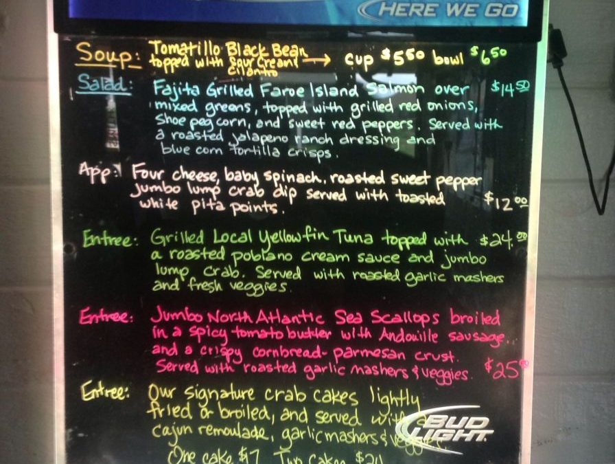 Dinner Specials 7.23.17