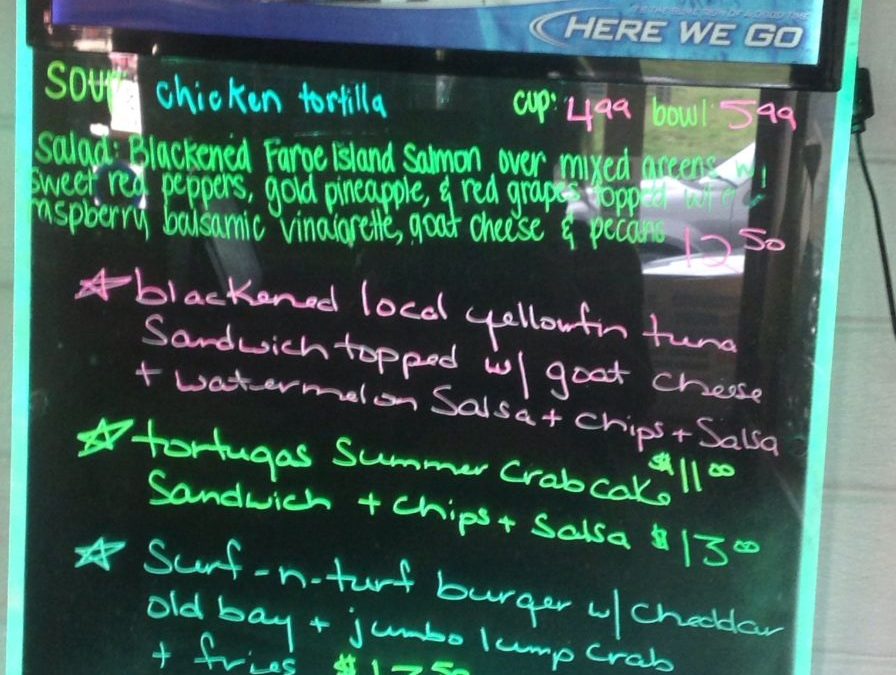Lunch  Specials 8/11/2017