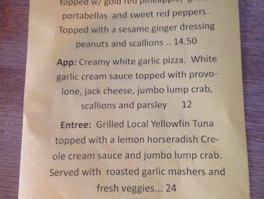 Dinner 10-14-17
