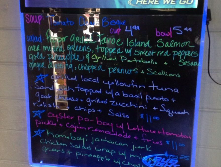 Lunch Specials 1/15/2018