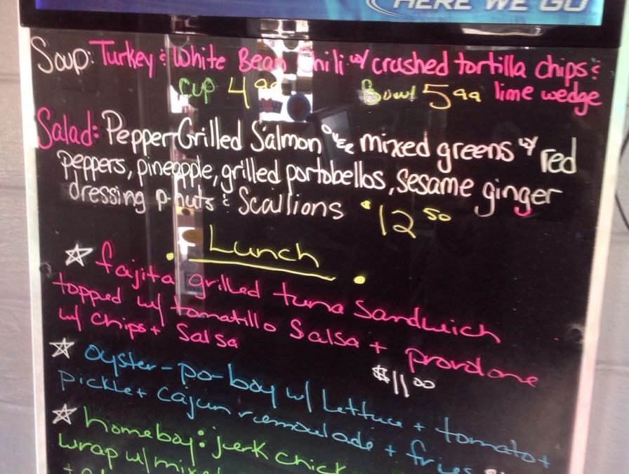 Lunch Specials 3/15/2018