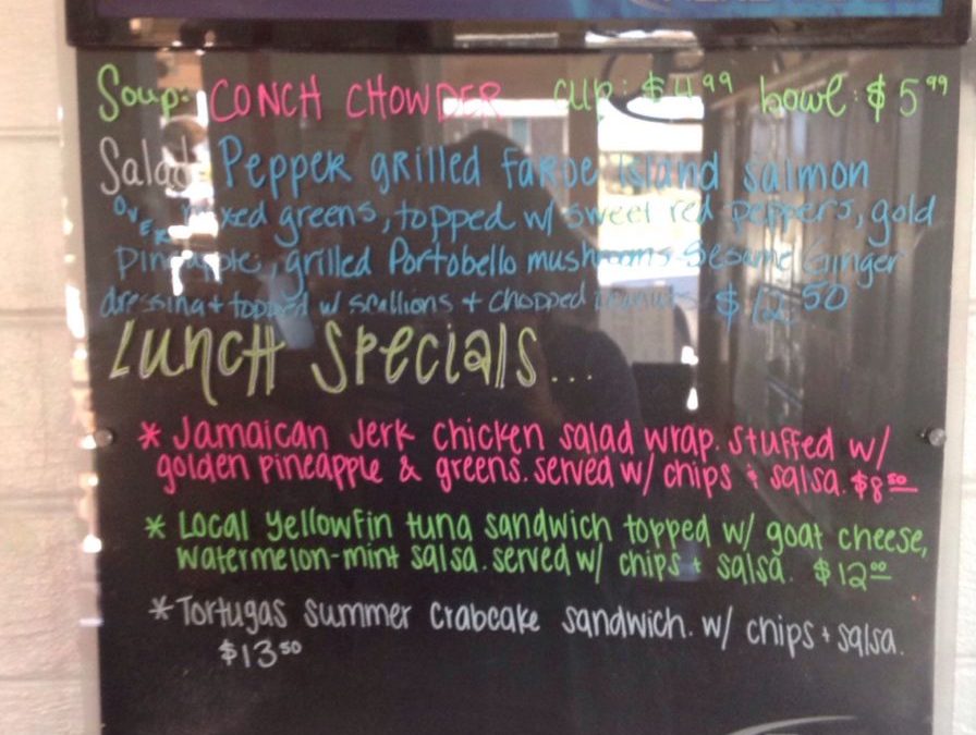 Lunch Specials July 6th