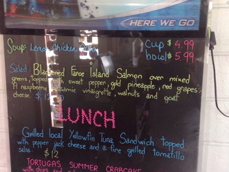 Lunch Specials 8/31/2018