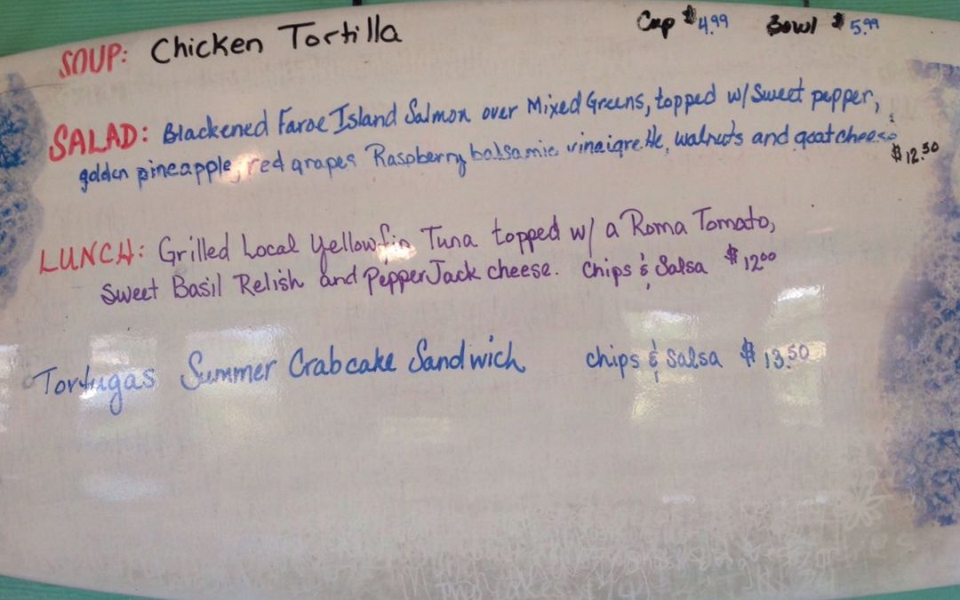 Lunch Specials 8/21/2018