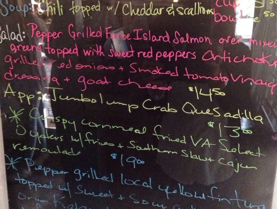 Dinner Specials 11/11/2018