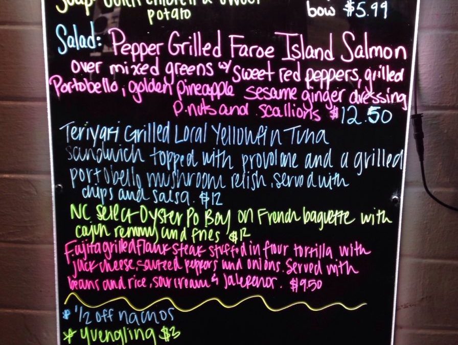 Lunch Specials 1/13/2019