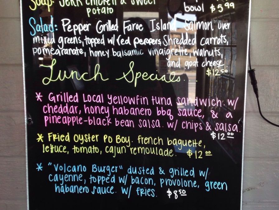 Lunch Specials 1-7-19