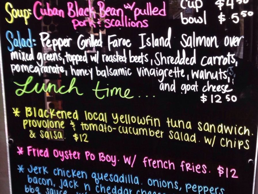 Lunch Specials 1/4/2019