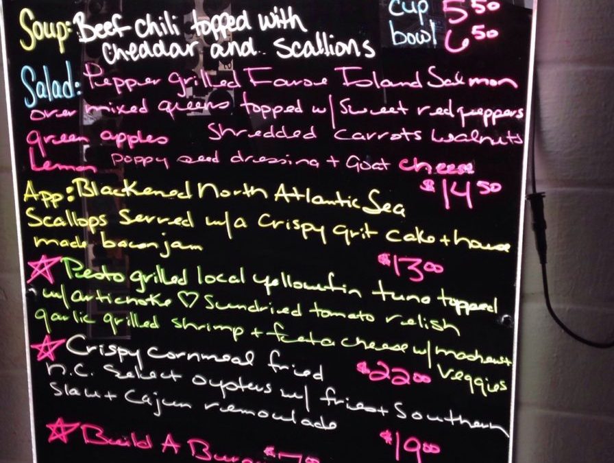 Dinner Specials 2/4/2019