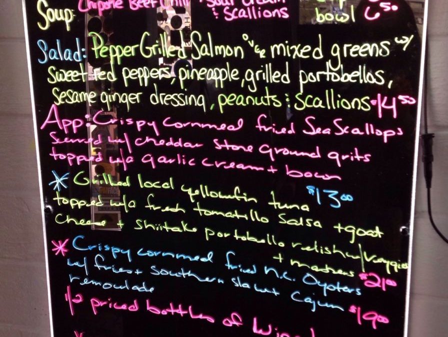 Dinner Specials 2/28/2019