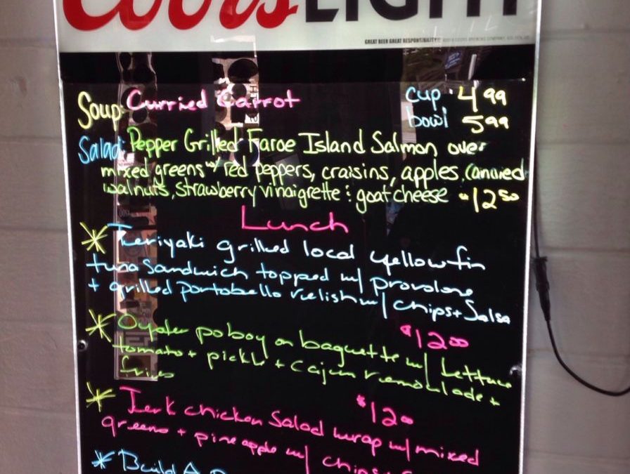 Lunch Specials 2/18/2019