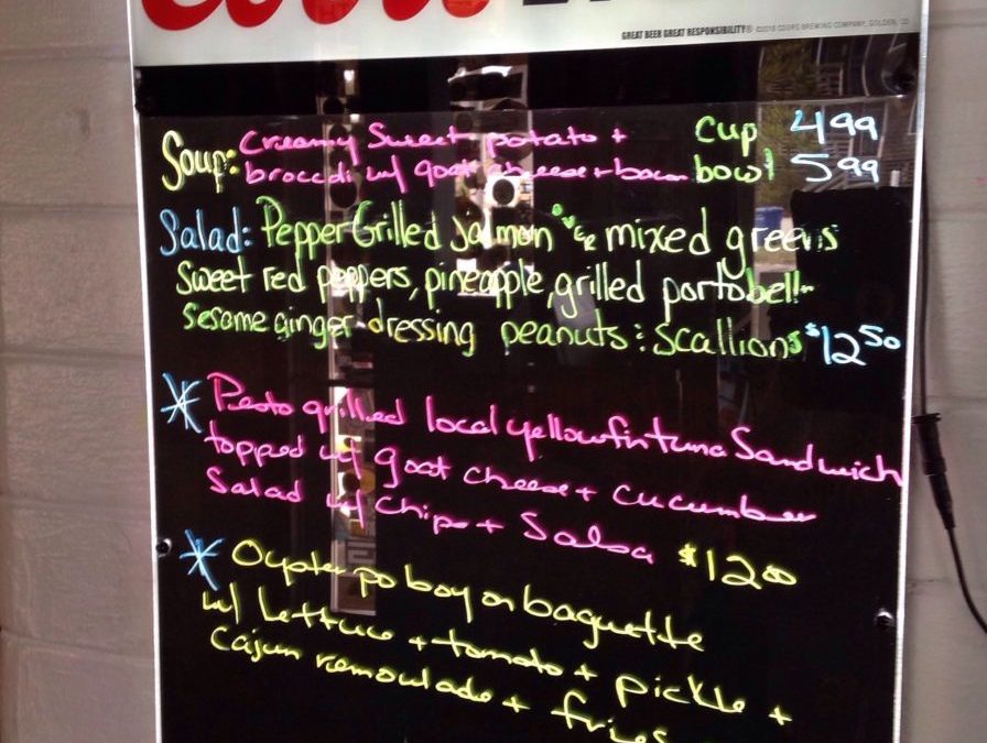 Lunch Specials 3/15/2019