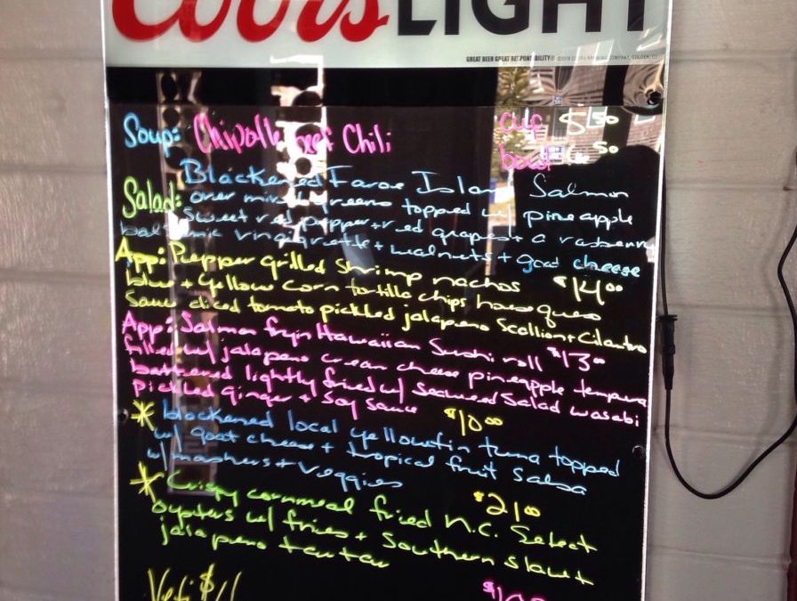 Dinner Specials 4/11/2019