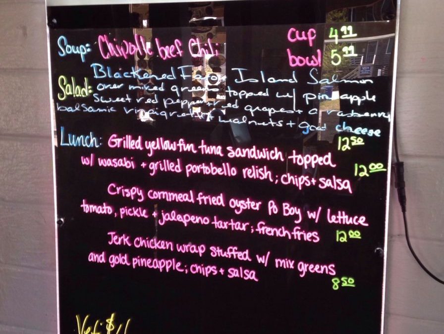 Lunch Specials 4/11/2019