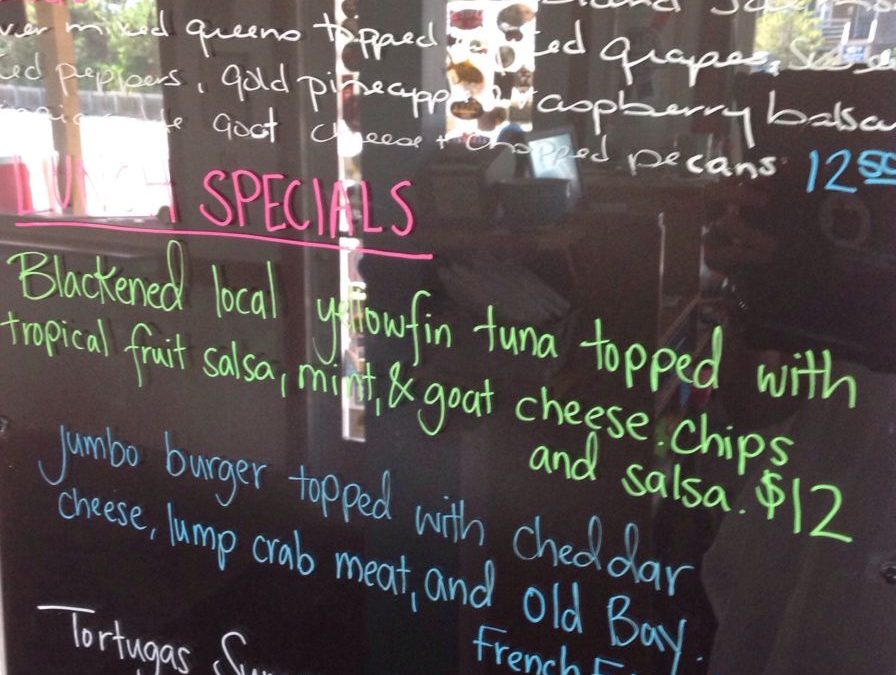 Lunch Specials 5/29/2019