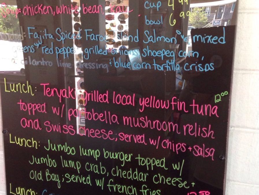 Lunch Specials 5/20/2019