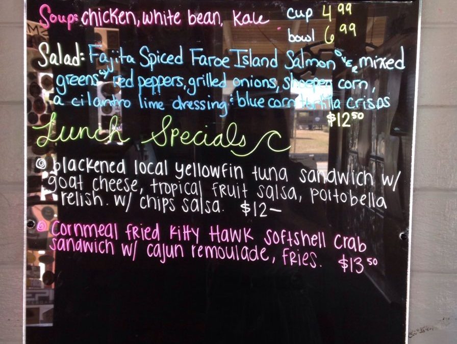 Lunch Specials 5/19/18