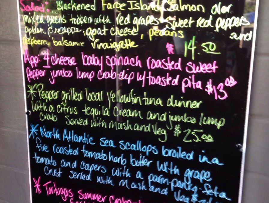 Dinner Specials 6/22/2019