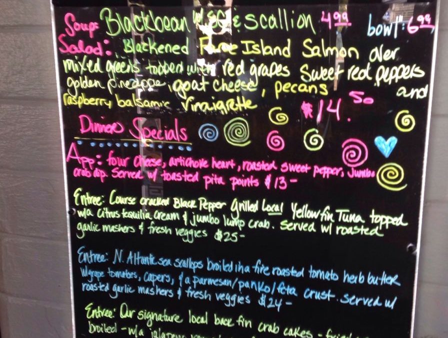 Dinner Specials 6/24/2019