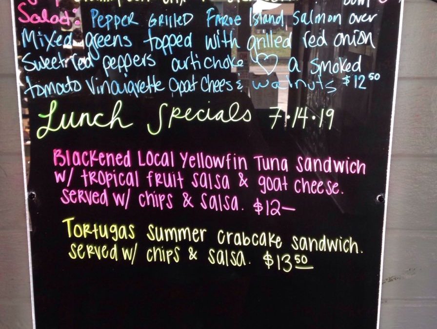 Lunch Specials 7-14-19