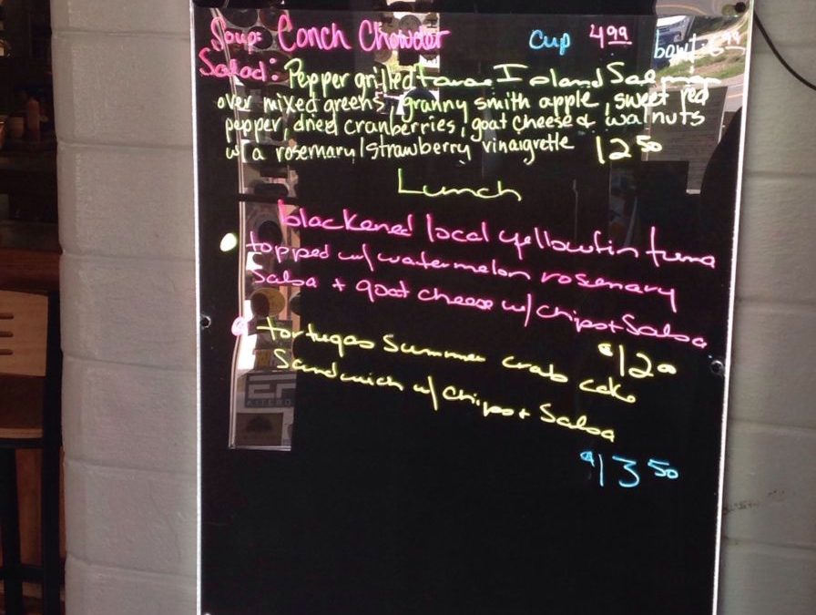 Lunch Specials 8/23/19