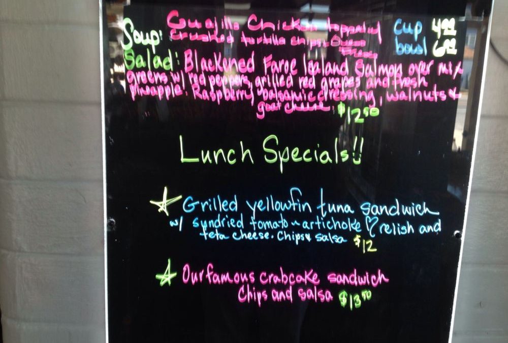 Lunch Specials 9/23