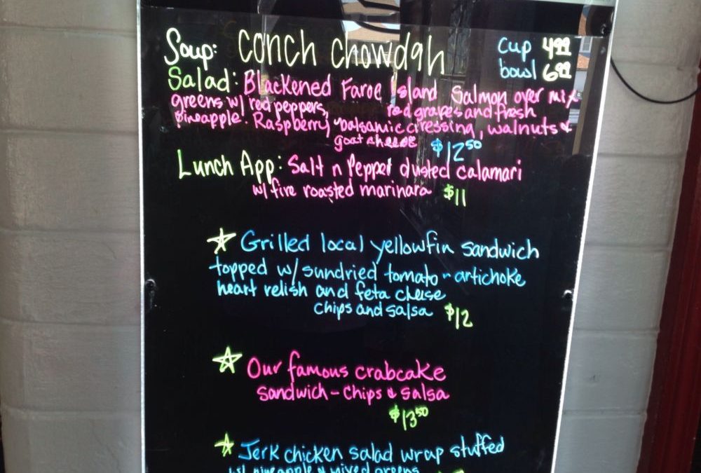 Lunch Specials 9/26