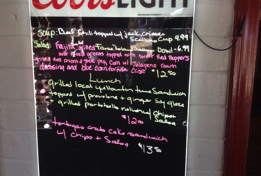 Lunch Specials 10/24/2019