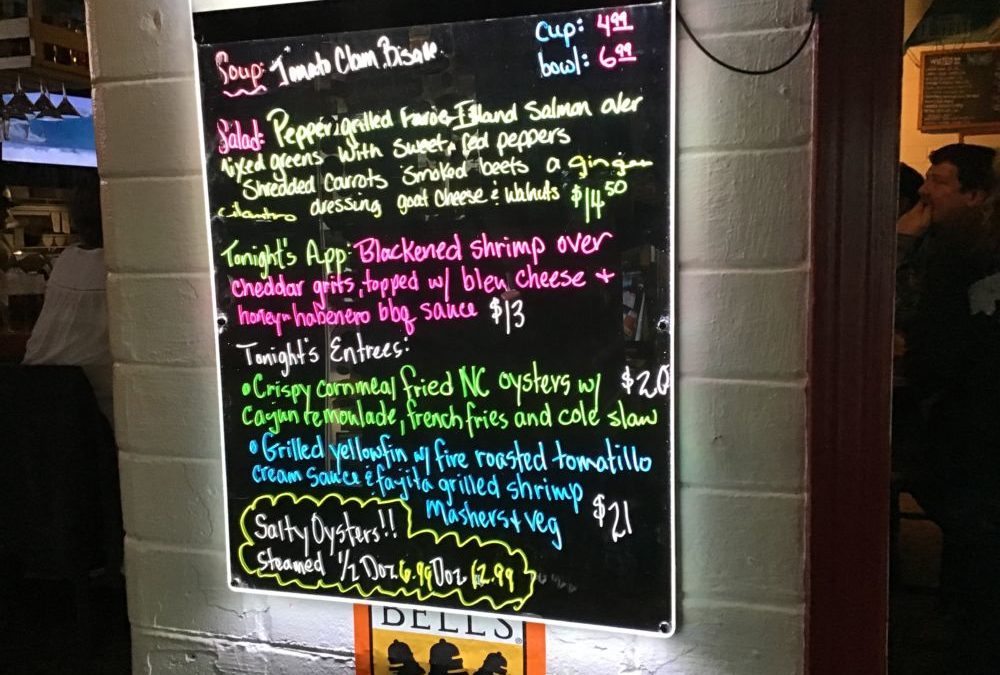 Dinner Specials 1/24/2020