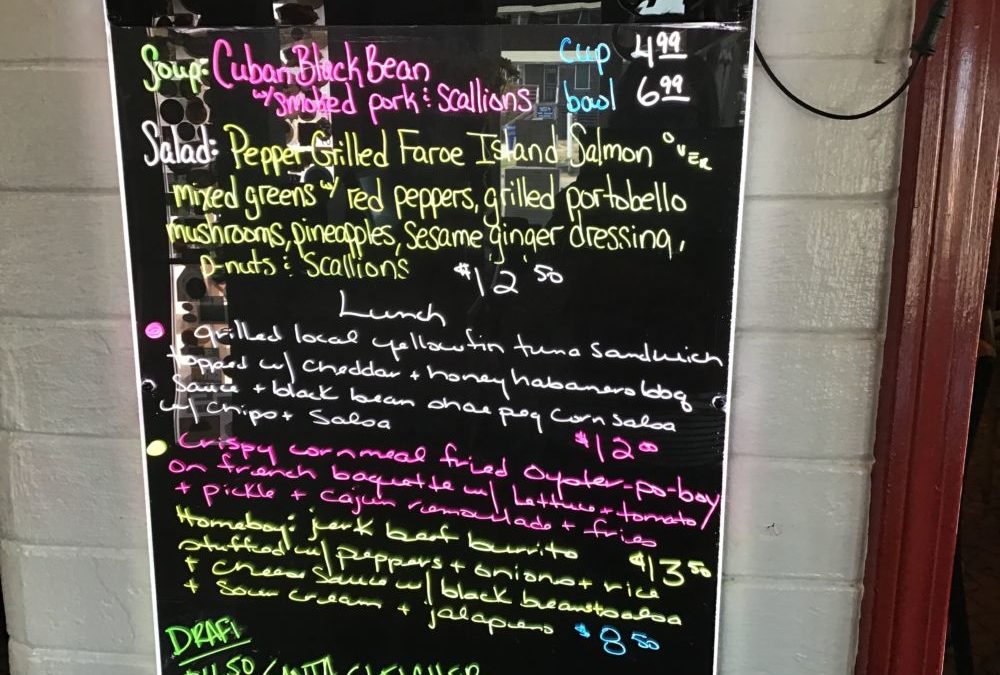 Lunch Specials 2/13/2020