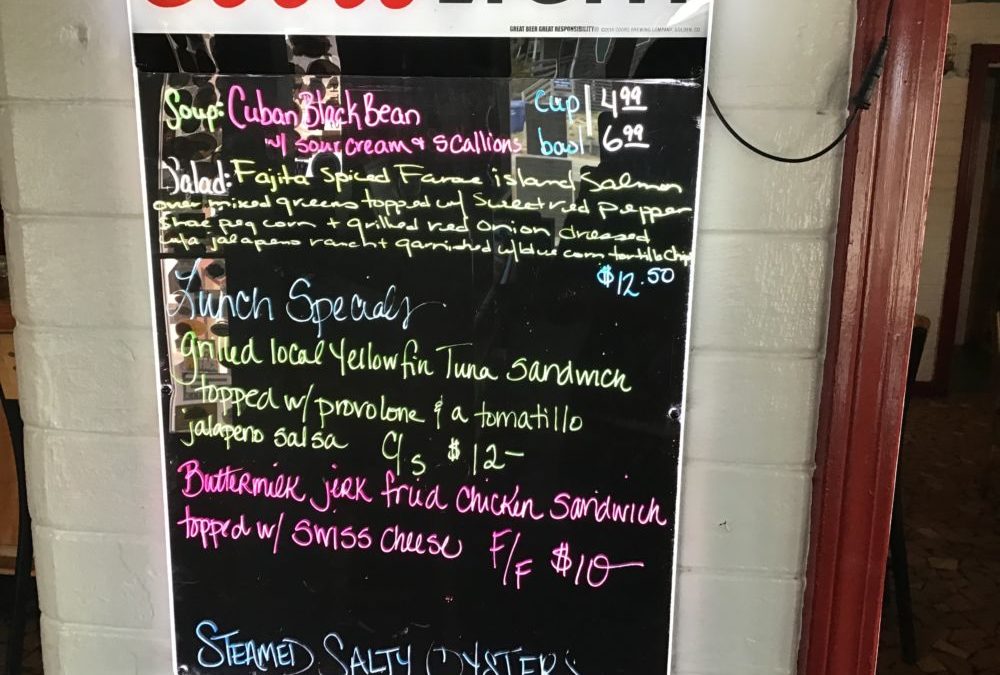 Lunch Specials 2/16/2020