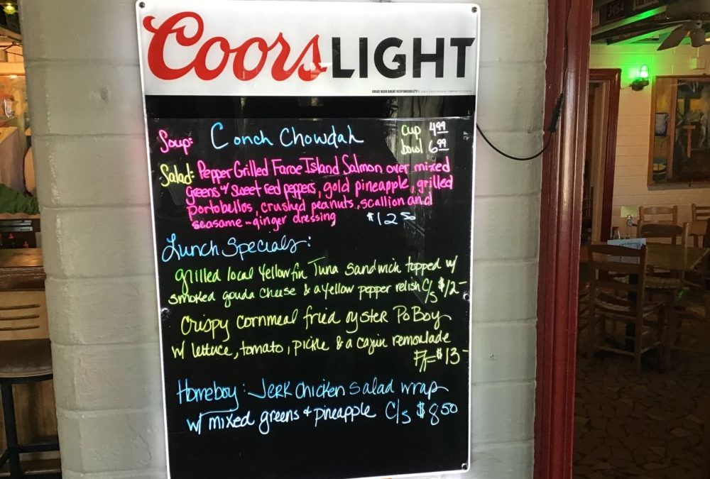 Lunch Specials 3/14/2020