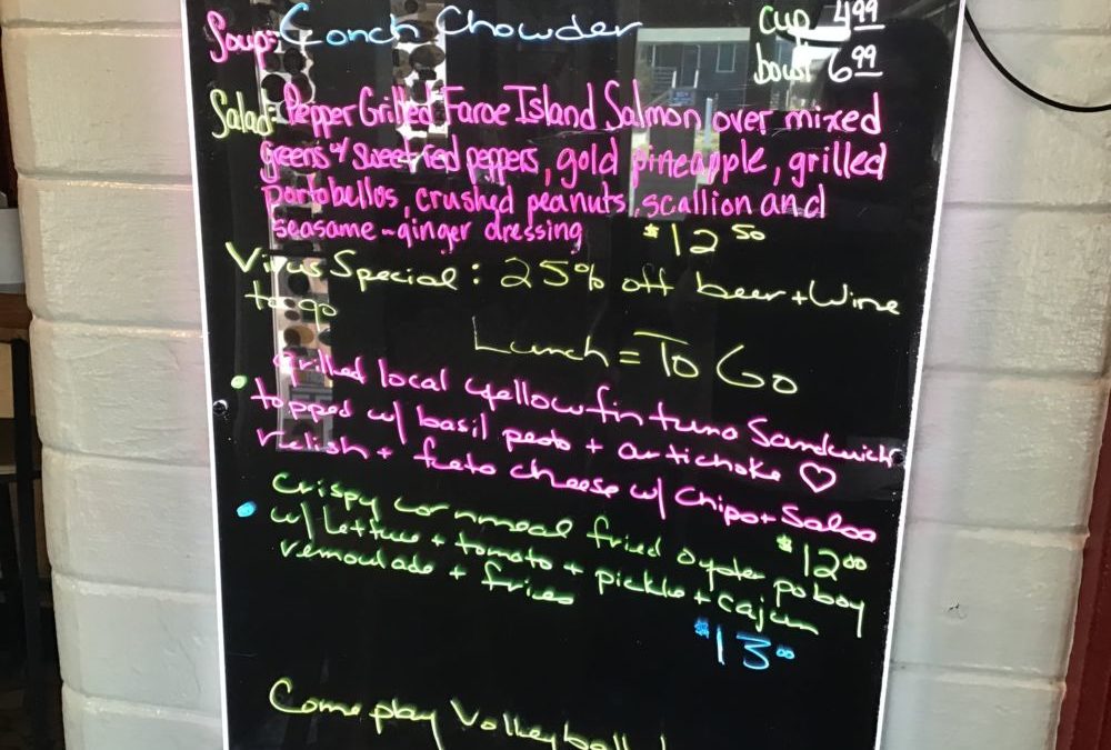 Lunch Specials 3/19/2020